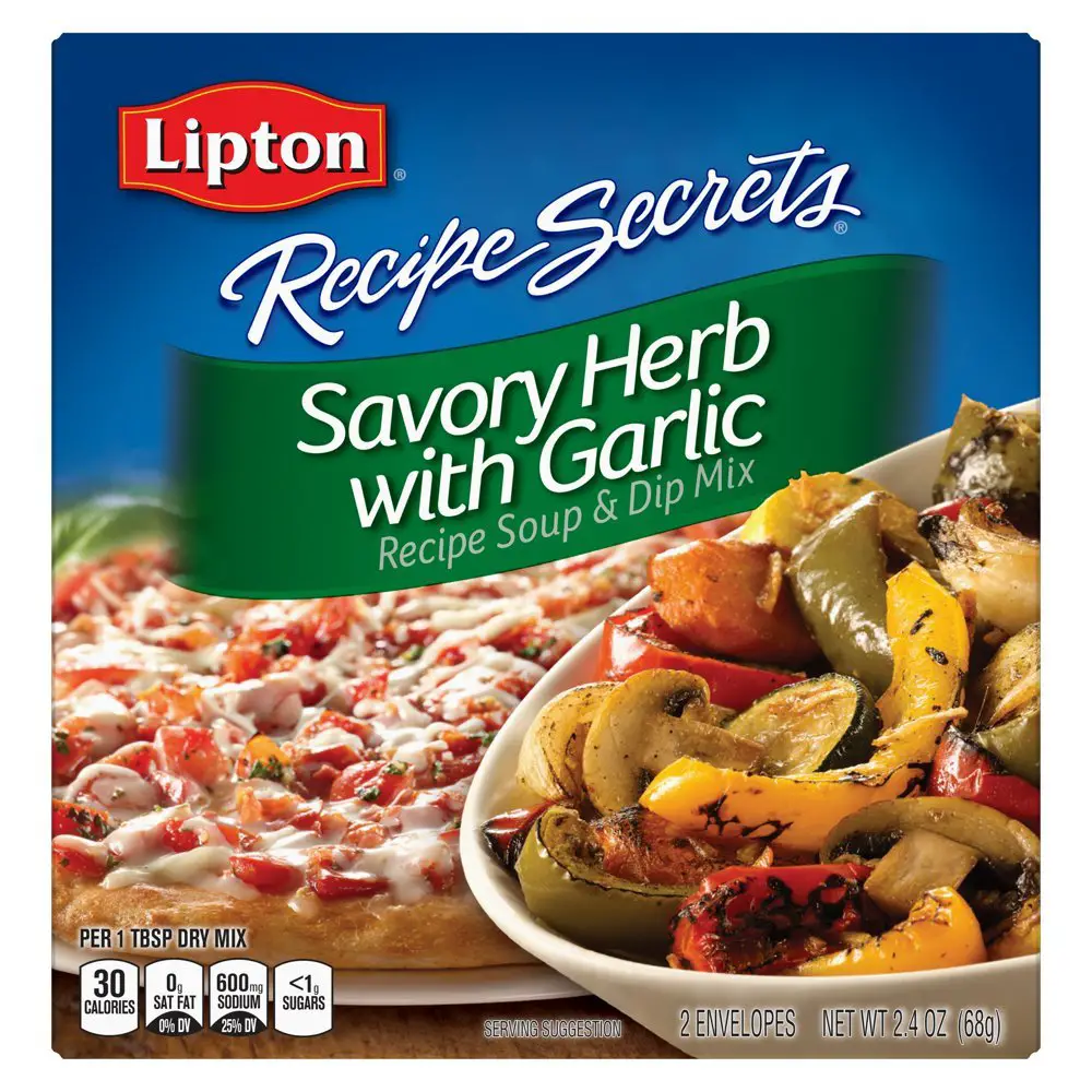 Lipton Recipe Secrets Soup and Dip Mix Savory Herb with Garlic 2.4 oz ...