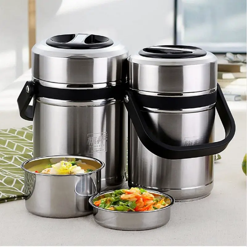 Thermos For Food Thermal Lunch Pail Box Pot Food Container 304 ...